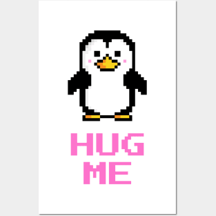 Hug Me Penguin Posters and Art